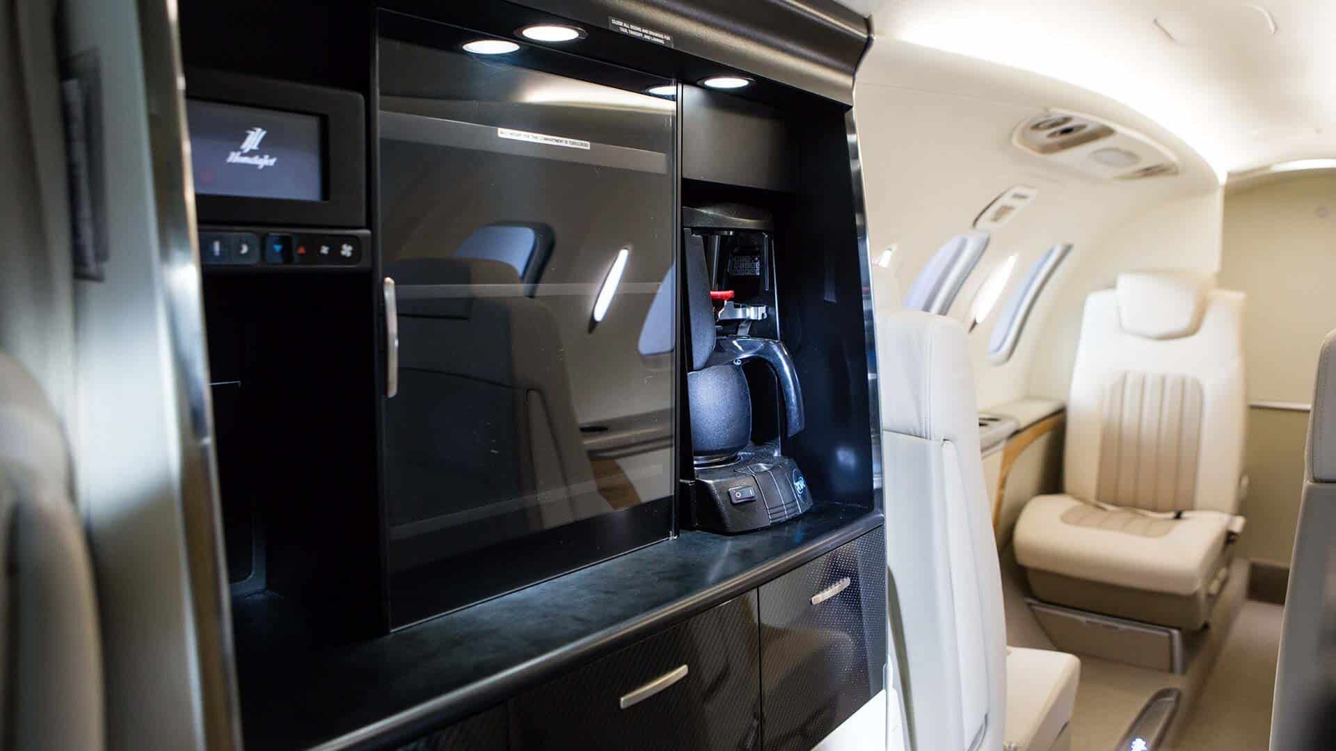 HondaJet HA-420 interior jet booking